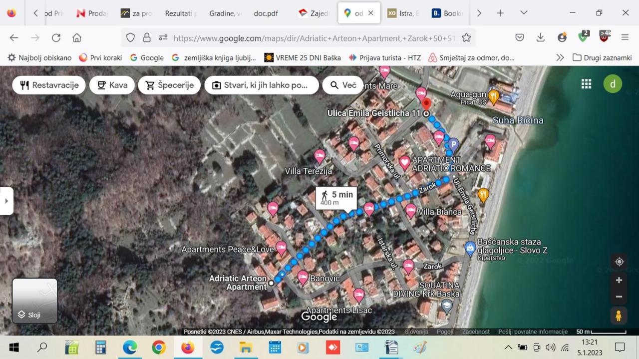 Appartamento Adriatic Arteon Baška Esterno foto